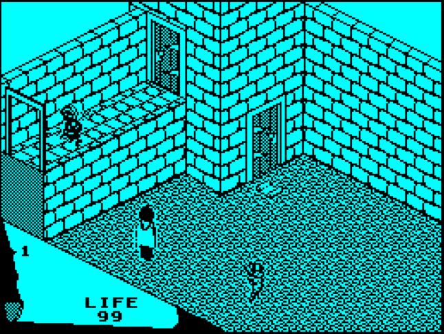 Fairlight - ZX Spectrum game screenshot (1985) by The Edge